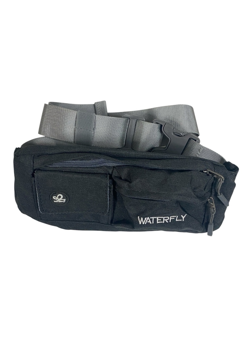 Waterfly Lightweight Water Resistant Utility Fanny Pack in Black